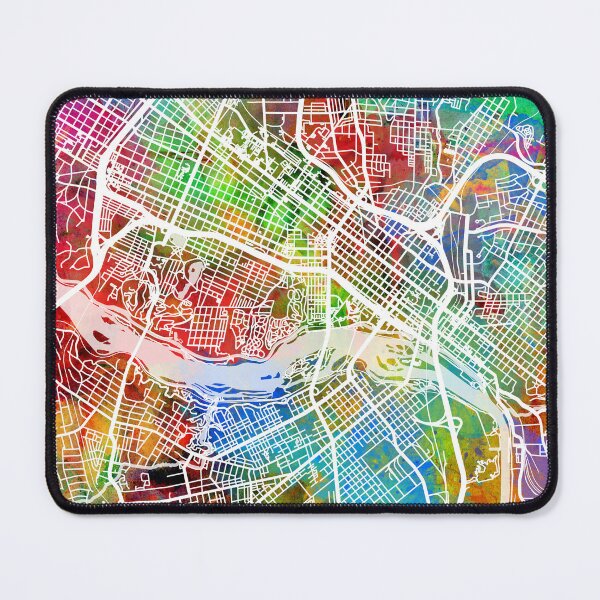 Item preview, Richmond Virginia City Street Map designed and sold by ArtPrints.