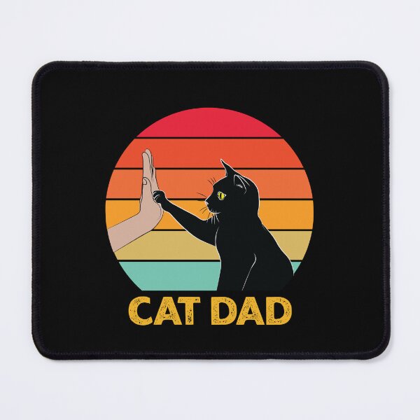 Item preview, Cat Dad High Five - Cat Lover - Black Cat - Life is Good a Cat Makes it Better designed and sold by PolyPixel.