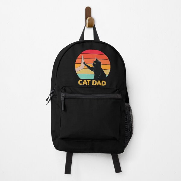 Item preview, Cat Dad High Five - Cat Lover - Black Cat - Life is Good a Cat Makes it Better designed and sold by PolyPixel.