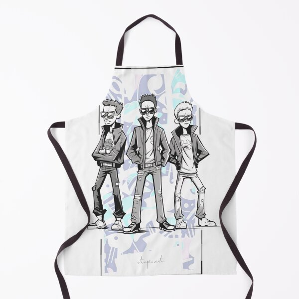 Item preview, Sketch and Graffiti: Young Boys in skateresque black and white comic design designed and sold by utopio-art.
