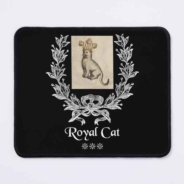 Item preview, 'Royal Cat' Goofy Cat with Crown - Medieval Designs Collection designed and sold by Ridiculam Toga.