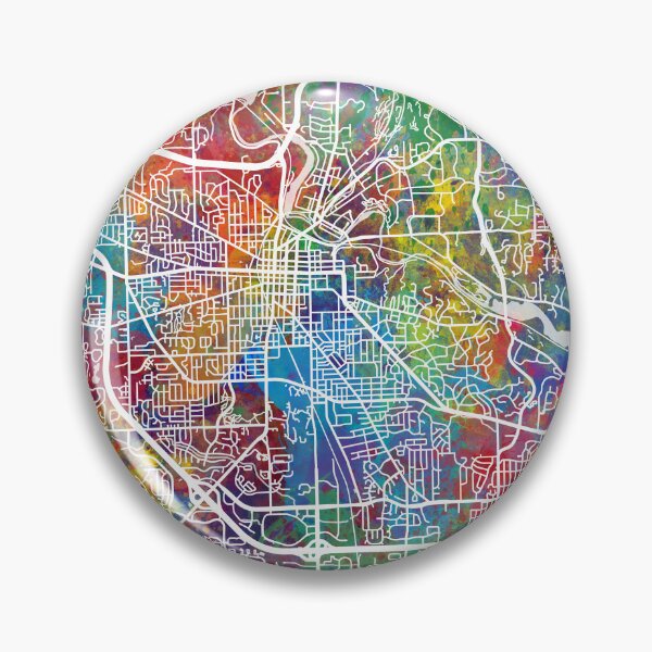 Item preview, Ann Arbor Michigan City Street Map designed and sold by ArtPrints.