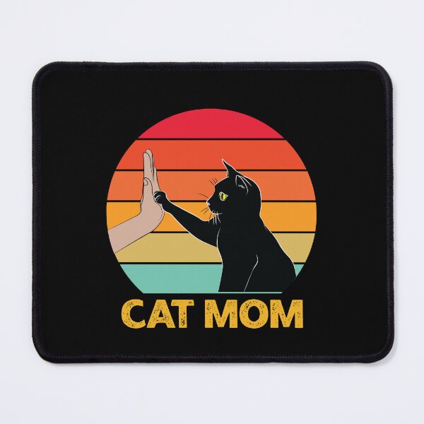 Item preview, Cat Mom High Five - Cat Lover - Black Cat - Life is Good a Cat Makes it Better designed and sold by PolyPixel.