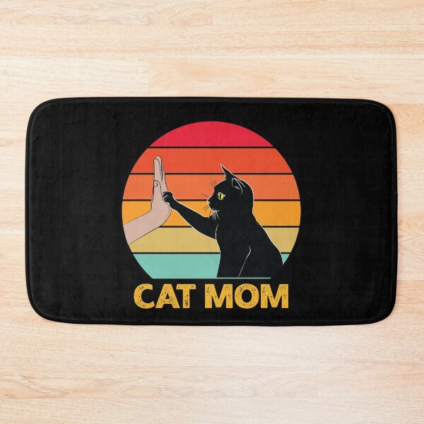 Item preview, Cat Mom High Five - Cat Lover - Black Cat - Life is Good a Cat Makes it Better designed and sold by PolyPixel.