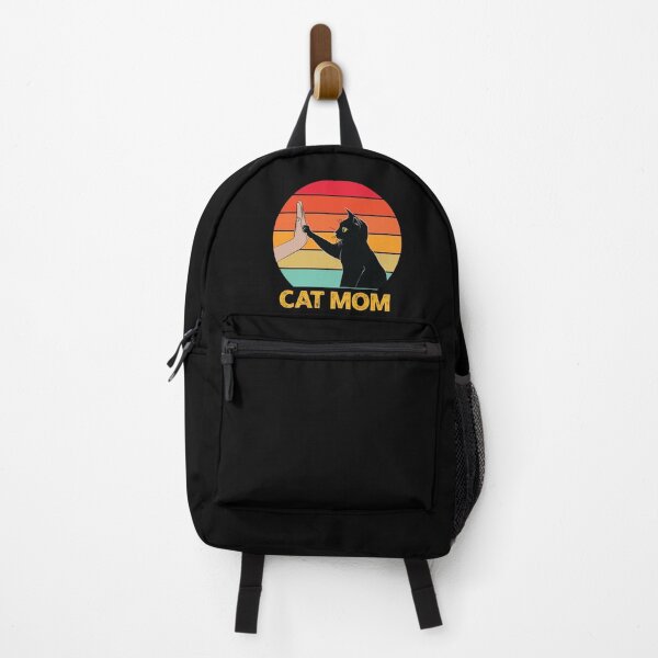 Item preview, Cat Mom High Five - Cat Lover - Black Cat - Life is Good a Cat Makes it Better designed and sold by PolyPixel.