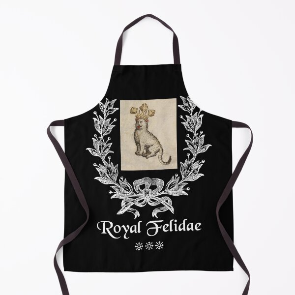 Item preview, 'Royal Felidae' Goofy Cat with Crown - Medieval Designs Collection designed and sold by Ridiculam Toga.