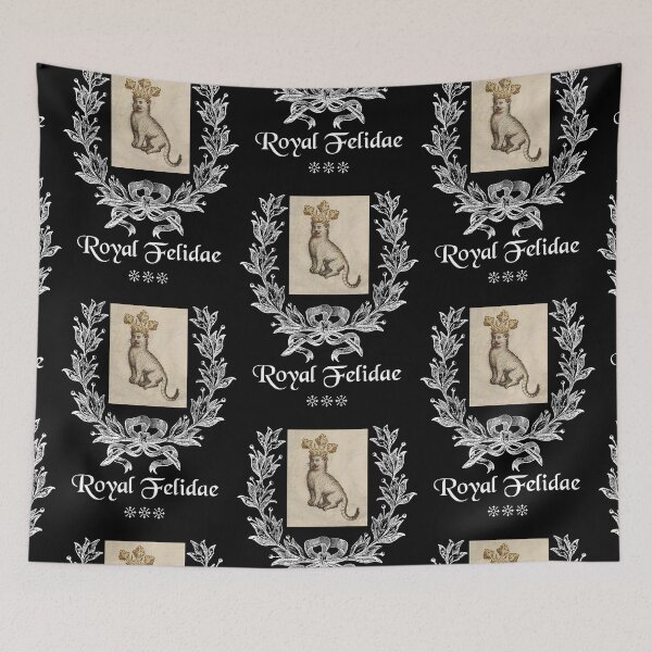 Item preview, 'Royal Felidae' Goofy Cat with Crown - Medieval Designs Collection designed and sold by Ridiculam Toga.