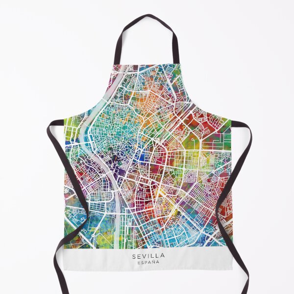 Item preview, Sevilla Spain City Map designed and sold by ArtPrints.