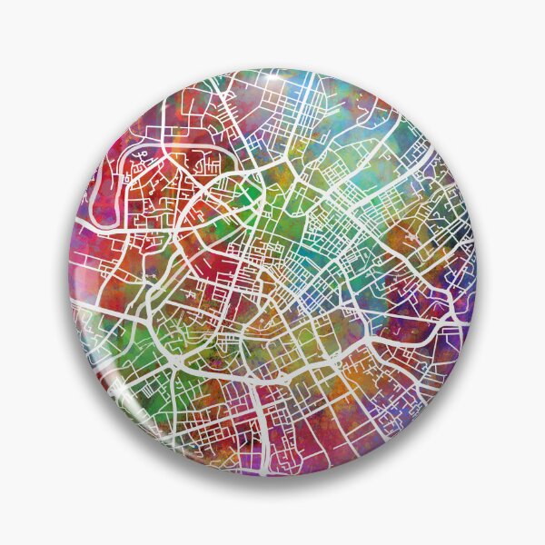 Item preview, Manchester England City Map designed and sold by ArtPrints.