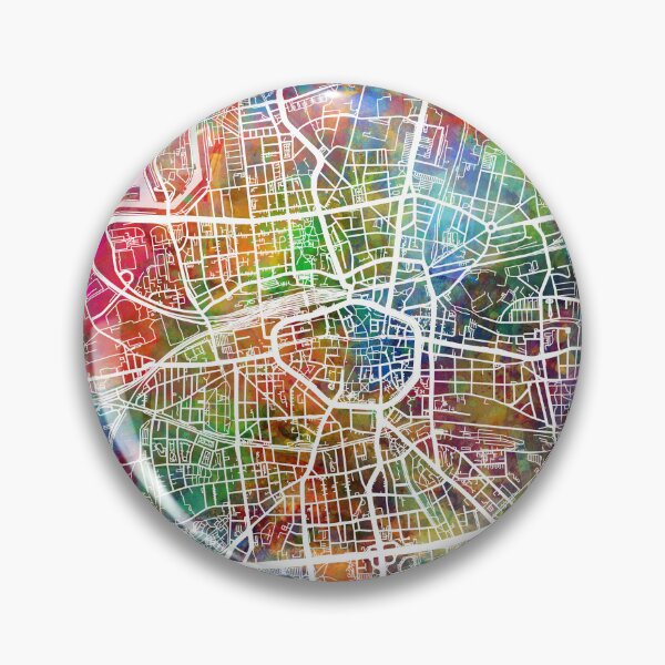 Item preview, Dortmund Germany City Map designed and sold by ArtPrints.