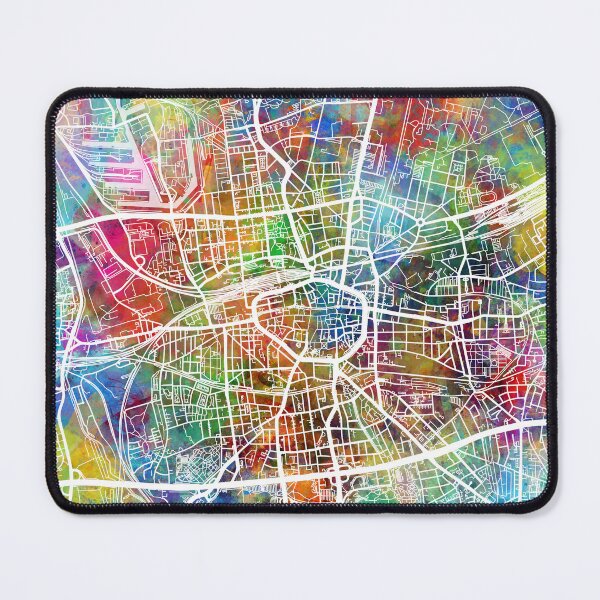 Item preview, Dortmund Germany City Map designed and sold by ArtPrints.