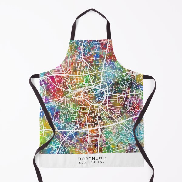 Item preview, Dortmund Germany City Map designed and sold by ArtPrints.