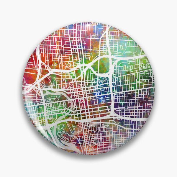 Item preview, Columbus Ohio City Street Map designed and sold by ArtPrints.