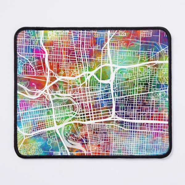 Item preview, Columbus Ohio City Street Map designed and sold by ArtPrints.