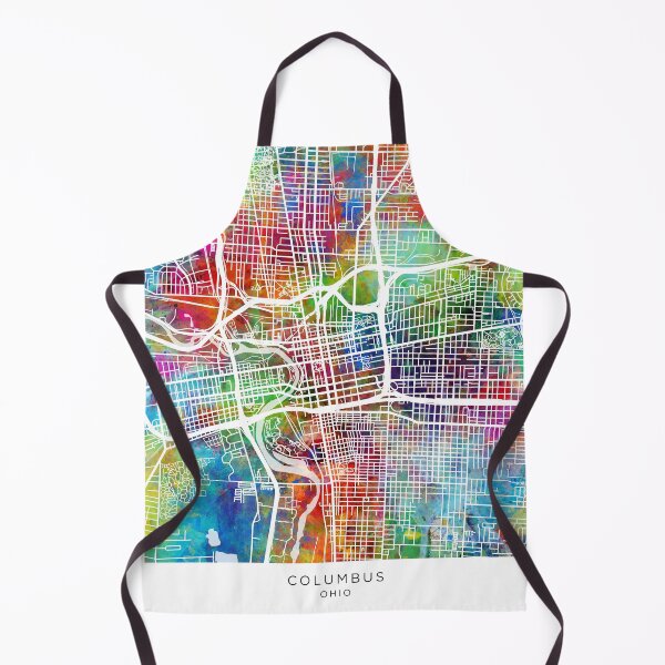 Item preview, Columbus Ohio City Street Map designed and sold by ArtPrints.
