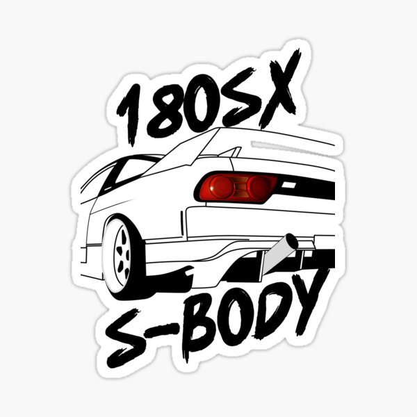 Нарисовать nissan 180sx