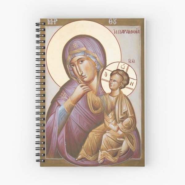 Item preview, Theotokos Paramythia designed and sold by ikonographics.