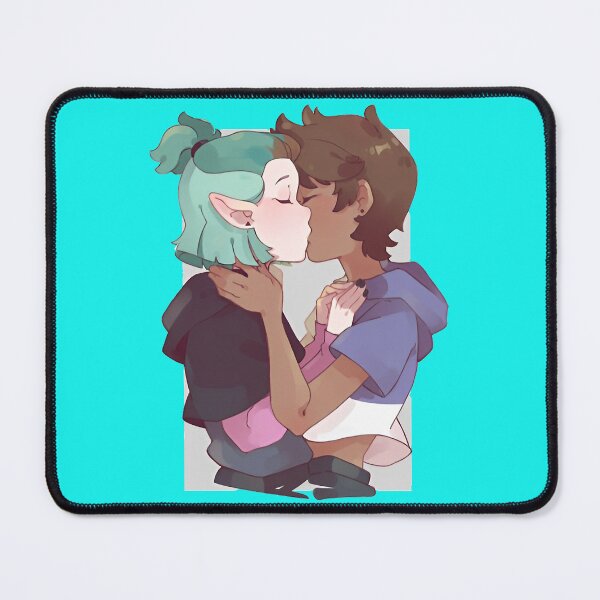 Item preview, Cute Luz and Amity are in love kissing -The Owl House-Luz X Amity designed and sold by DuskWinArts.