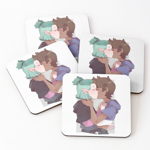 Item preview, Cute Luz and Amity are in love kissing -The Owl House-Luz X Amity designed and sold by DuskWinArts.