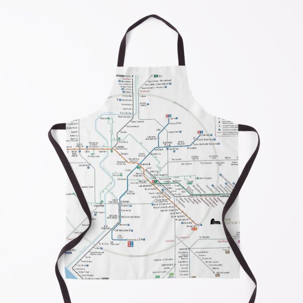 Item preview, Rome City Transport Bus Train Map designed and sold by KALEIDOSCOPE UK.