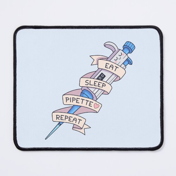 Item preview, Pipette Sleep Eat Repeat designed and sold by cutescience.