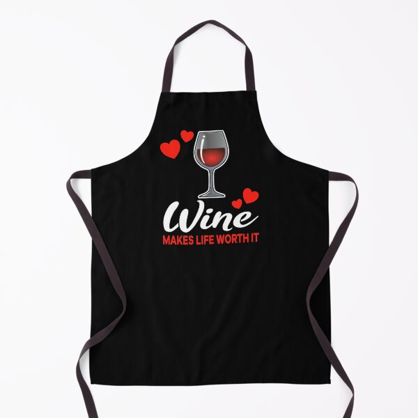 Artikelvorschau, Red Wine makes life worth it saying entworfen und verkauft von jonmlam.