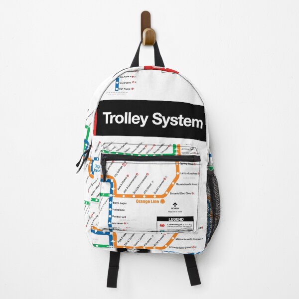 Item preview, San Diego Train Bus Metro Transport Map designed and sold by KALEIDOSCOPE UK.