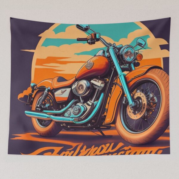 Item preview, Retro Motorcycle designed and sold by mrbenzero.