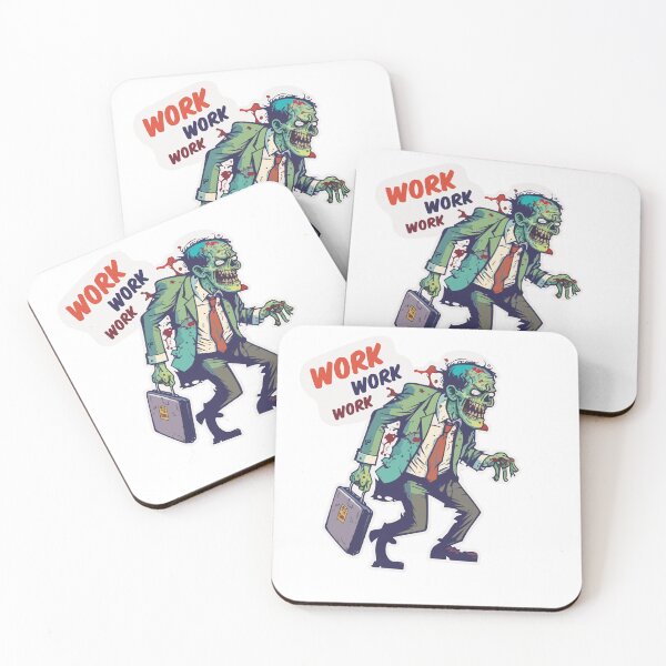 Item preview, Work, work, work zombie designed and sold by Earline-art88.
