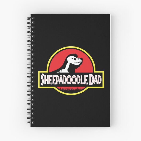 Item preview, (For Dark Background) Jurassic Sheepadoodle Dad designed and sold by More Cute Dogs.