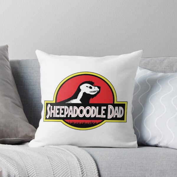 Item preview, (For Bright Background) Jurassic Sheepadoodle Dad designed and sold by More Cute Dogs.