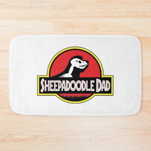 Item preview, (For Bright Background) Jurassic Sheepadoodle Dad designed and sold by More Cute Dogs.