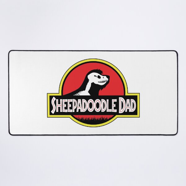 Item preview, (For Bright Background) Jurassic Sheepadoodle Dad designed and sold by More Cute Dogs.