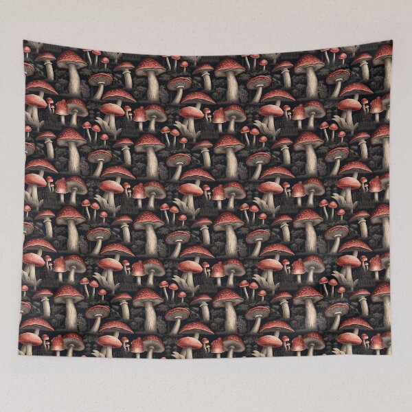 Aperçu de l'œuvre Mushroom Pattern 14 créée et vendue par Shroomworlds.