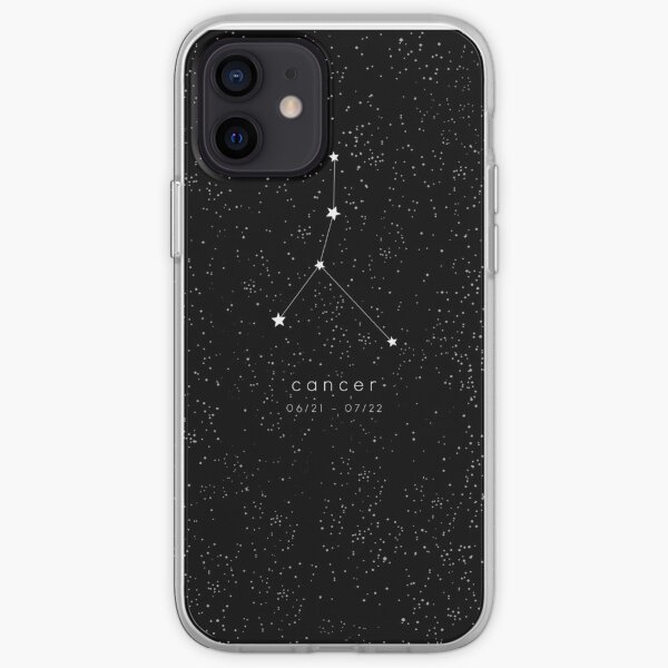 Constellation du zodiaque du cancer Coque souple iPhone