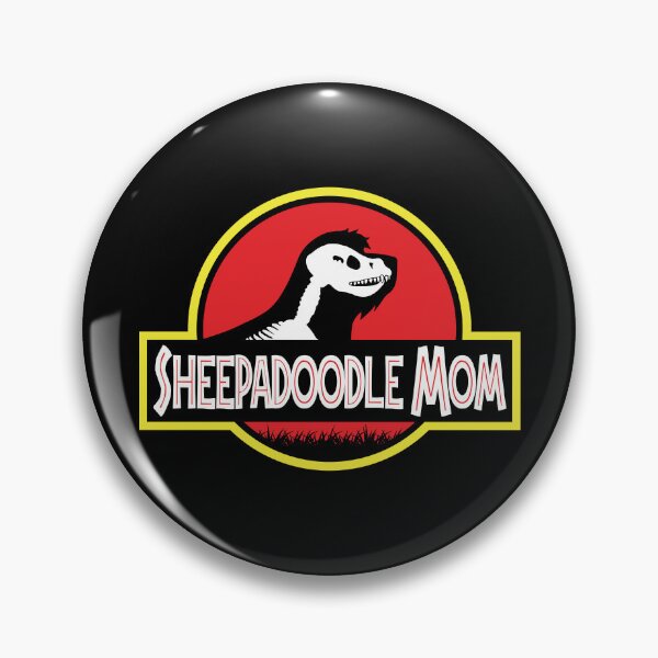 Item preview, (For Dark Background) Jurassic Sheepadoodle Mom designed and sold by More Cute Dogs.