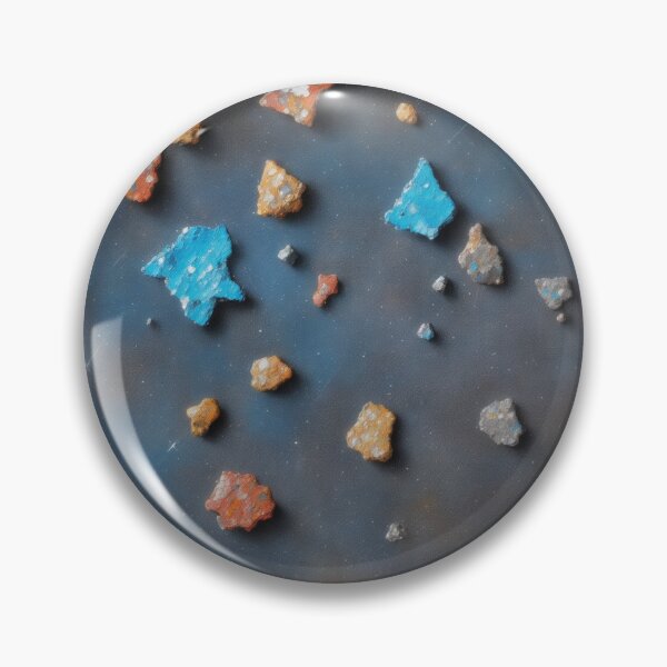 Artikelvorschau, Shimmering Meteorites: Vibrant Abstract Design with Oil Paint and Stars entworfen und verkauft von RedArtG09.