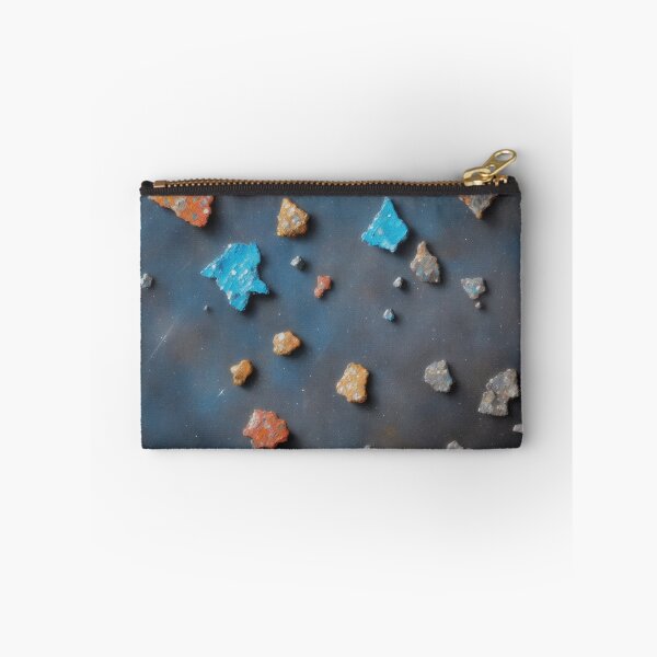 Aperçu de l'œuvre Shimmering Meteorites: Vibrant Abstract Design with Oil Paint and Stars créée et vendue par RedArtG09.