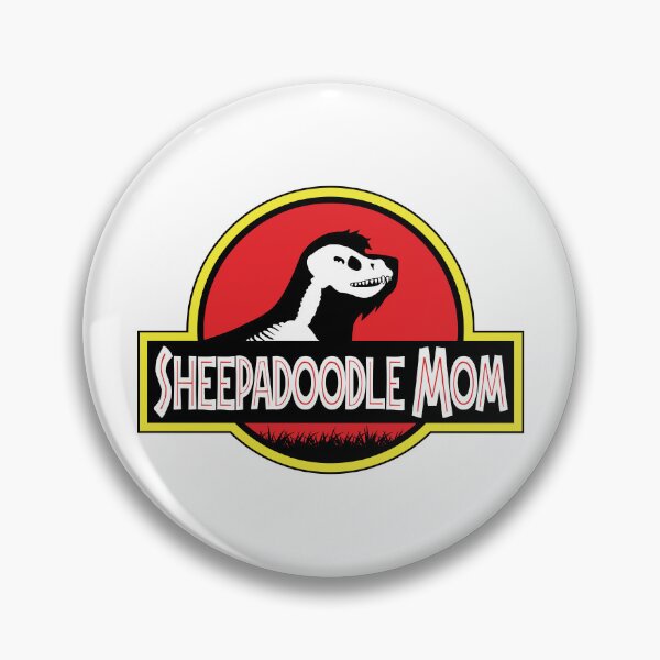 Item preview, (For Bright Background) Jurassic Sheepadoodle Mom designed and sold by More Cute Dogs.