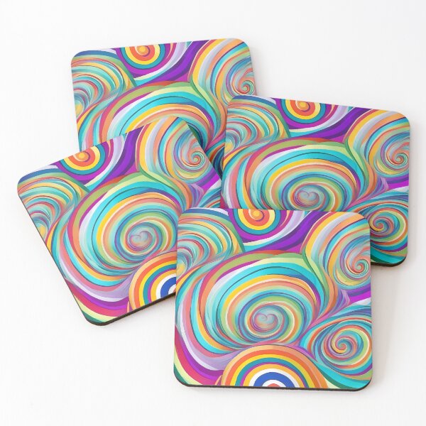 Item preview, Multicolour swirls designed and sold by Nosy is Everything.