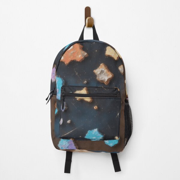 Item preview, Starry Splendour: Bright Abstract Meteorite Fragments in Oil Paint designed and sold by RedArtG09.