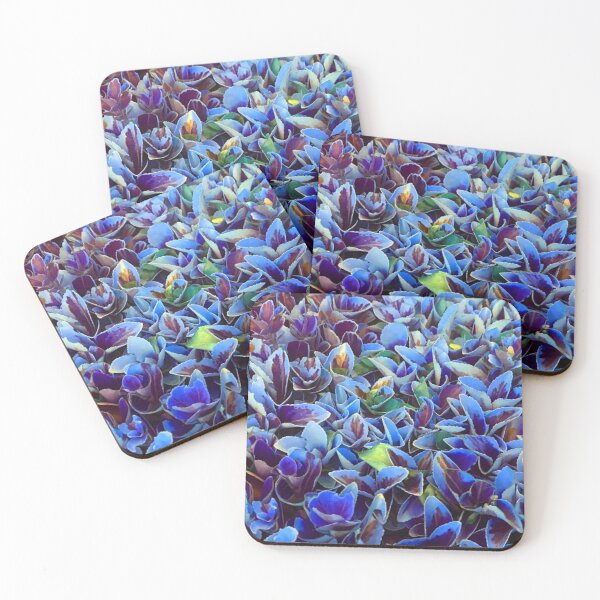Item preview, Arctic blue Bush flower buds pattern designed and sold by TheRightHonMP.