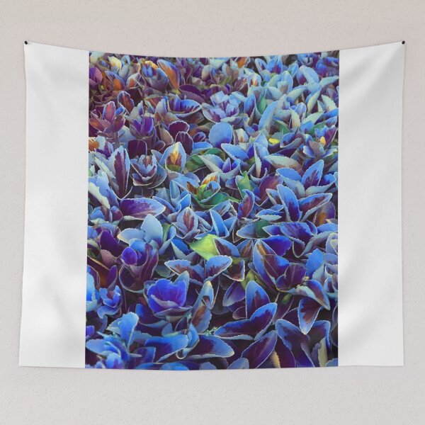 Item preview, Arctic blue Bush flower buds pattern designed and sold by TheRightHonMP.