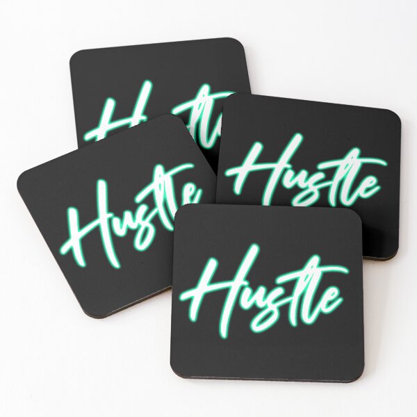 Item preview, Hustle w/ Minty Green Neon designed and sold by DesignsWOLimits.