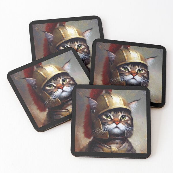 Item preview, Cat Spartan Soldier designed and sold by CrankyOldDude.