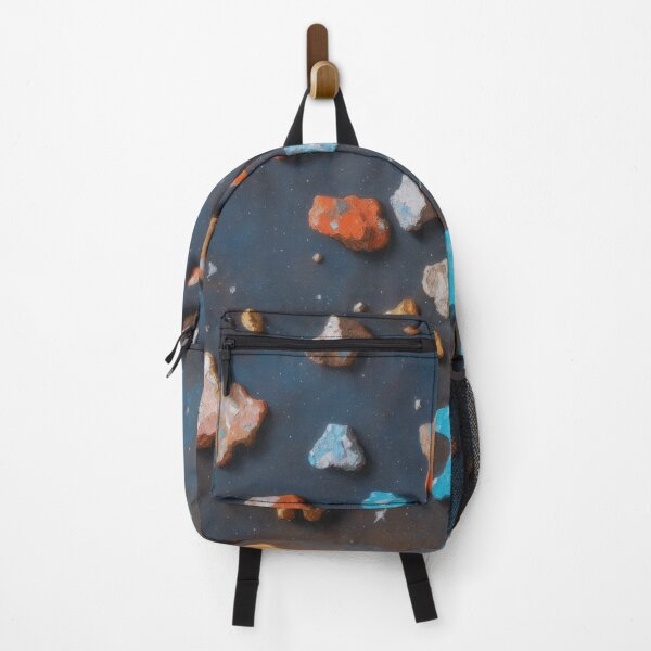 Artikelvorschau, Abstract Cosmos: Dynamic Design with Vibrant Meteorite Fragments and a Starry Background entworfen und verkauft von RedArtG09.