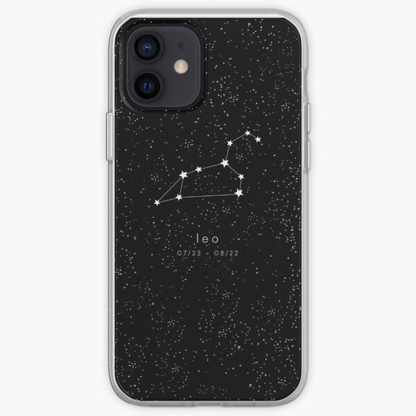 Leo Zodiac Constellation iPhone Soft Case
