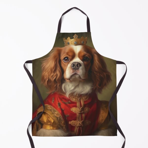 Item preview, Cavalier King Charles Spaniel King or Queen. Dog Wears Royal Crown. designed and sold by salarkoshop.