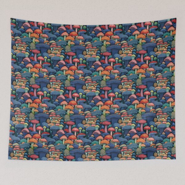 Aperçu de l'œuvre Mushroom Pattern 17 créée et vendue par Shroomworlds.