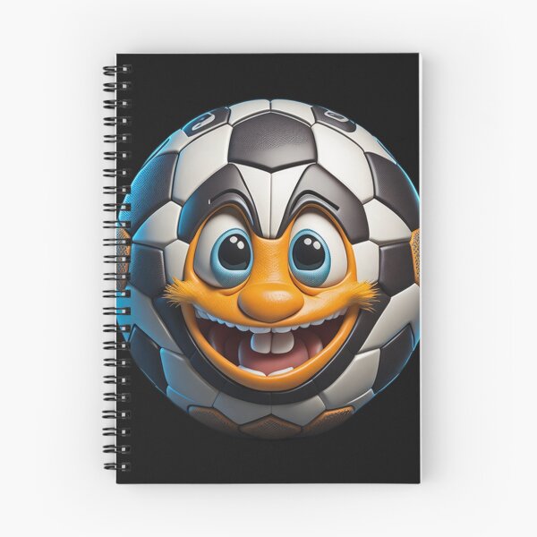 Item preview, Cute and Adorable Charming Smiling Football Ball designed and sold by PC-artist.
